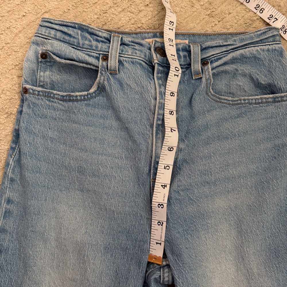 Levi’s 70s High Slim Straight Jeans Light Wash Size 27 - Picture 11 of 12